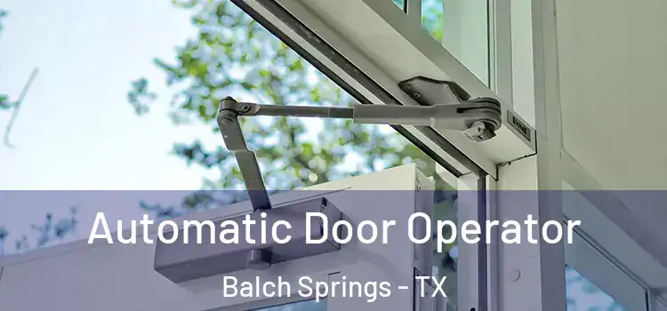  Automatic Door Operator Balch Springs - TX